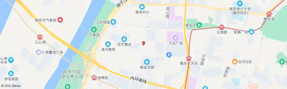 南京清江南路_公交站地图_南京公交_妙搜公交查询2025