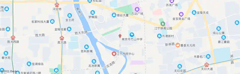南京竹新路_公交站地图_南京公交_妙搜公交查询2025