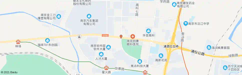 南京浦泗路创业路_公交站地图_南京公交_妙搜公交查询2025