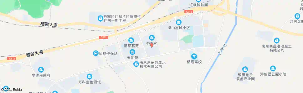 南京步青苑北门_公交站地图_南京公交_妙搜公交查询2025