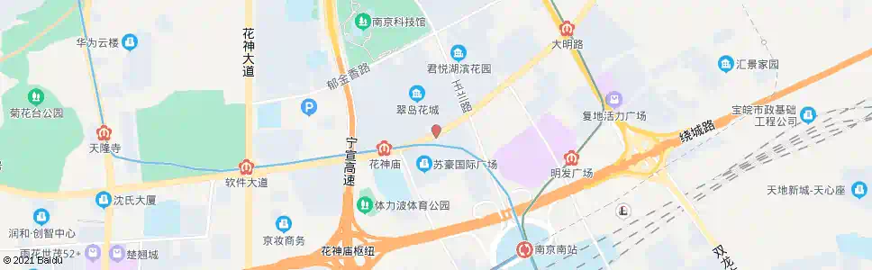 南京翠岛花城_公交站地图_南京公交_妙搜公交查询2025