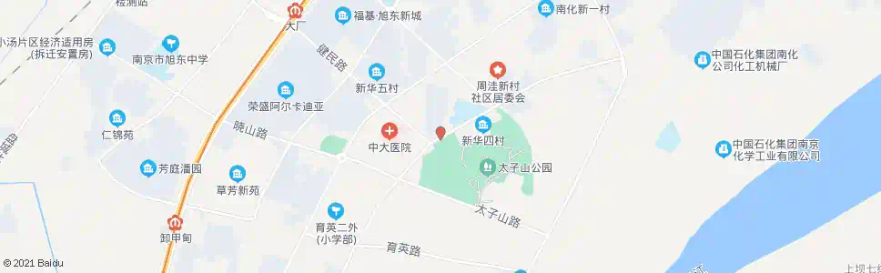 南京旭东路健民路_公交站地图_南京公交_妙搜公交查询2025