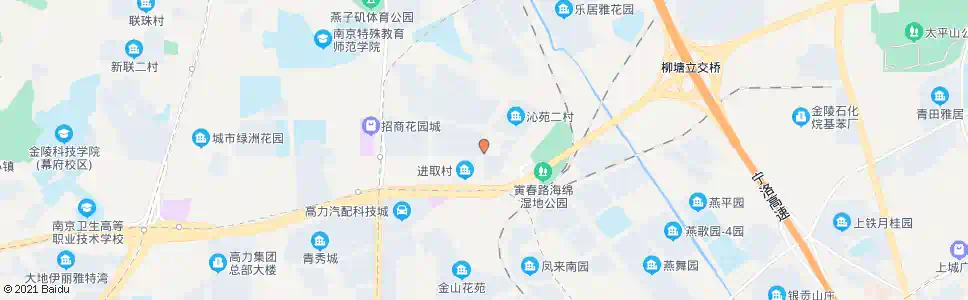 南京化纤新村_公交站地图_南京公交_妙搜公交查询2025