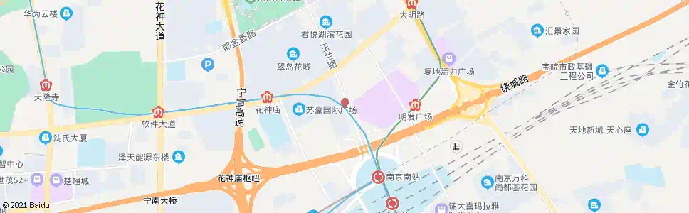 南京丁墙路玉兰路_公交站地图_南京公交_妙搜公交查询2025