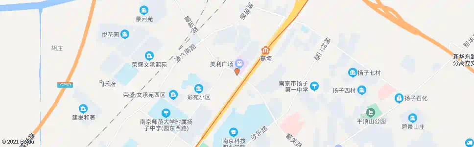 南京葛塘广场西_公交站地图_南京公交_妙搜公交查询2025
