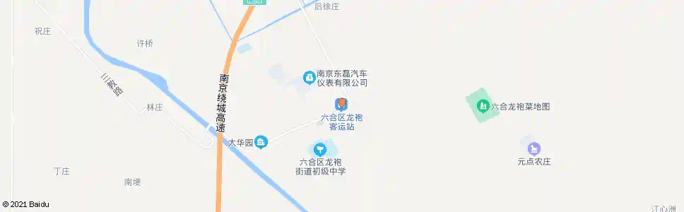 南京龙袍_公交站地图_南京公交_妙搜公交查询2025