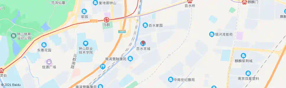 南京百水芊城_公交站地图_南京公交_妙搜公交查询2025