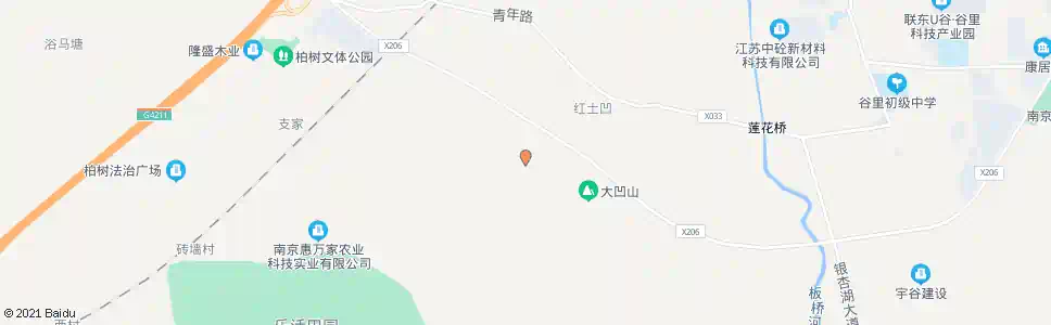 南京竹子山路_公交站地图_南京公交_妙搜公交查询2025
