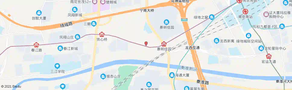 南京荷塘村_公交站地图_南京公交_妙搜公交查询2025