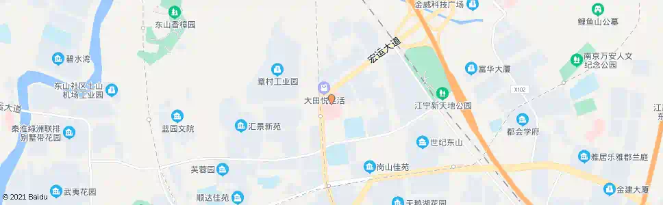 南京江宁区中医院_公交站地图_南京公交_妙搜公交查询2025