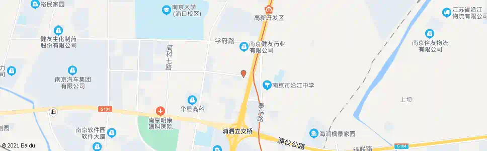 南京高科一路新科二路_公交站地图_南京公交_妙搜公交查询2025