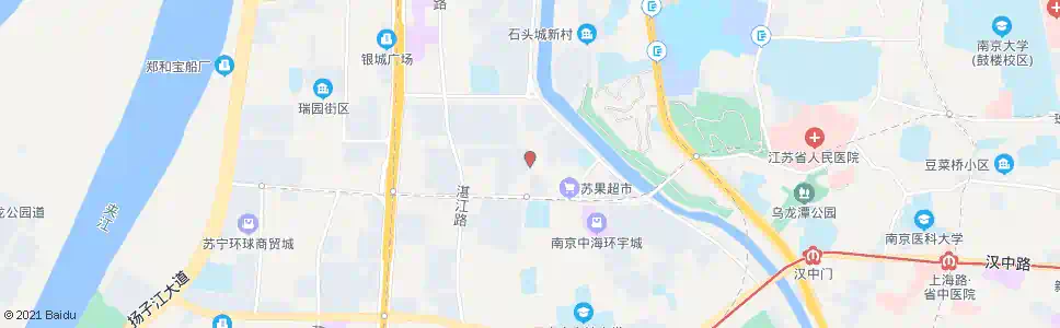 南京嫩江路北_公交站地图_南京公交_妙搜公交查询2025