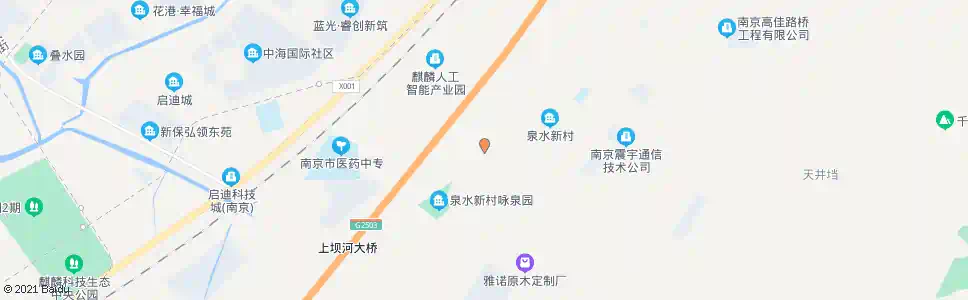 南京泉水新区东_公交站地图_南京公交_妙搜公交查询2025