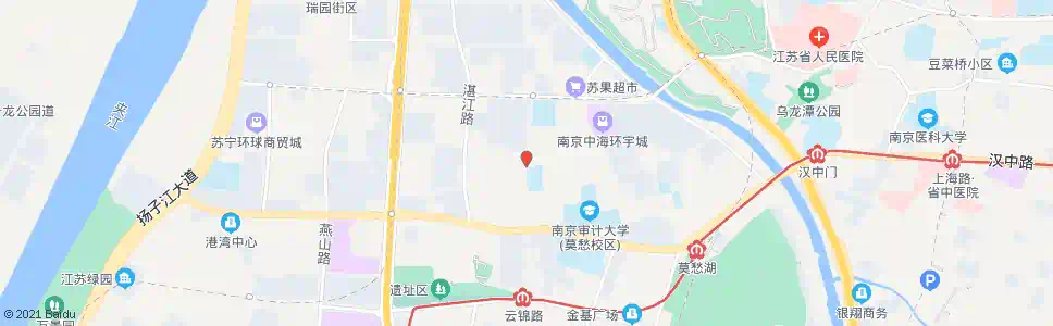 南京嫩江路_公交站地图_南京公交_妙搜公交查询2025