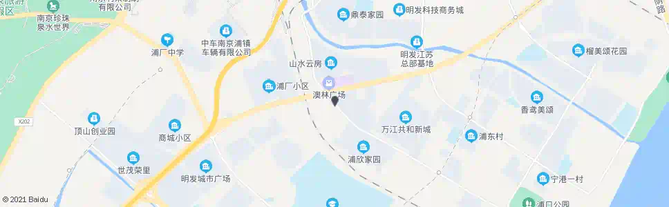 南京新马路浦珠北路_公交站地图_南京公交_妙搜公交查询2025