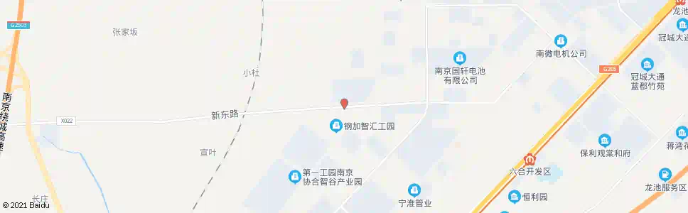 南京六新路新港湾路_公交站地图_南京公交_妙搜公交查询2025