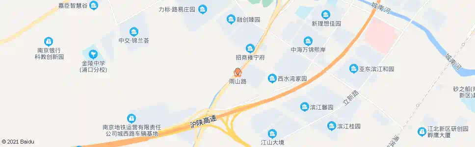 南京雨山路站_公交站地图_南京公交_妙搜公交查询2025