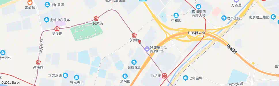 南京中和村北_公交站地图_南京公交_妙搜公交查询2025