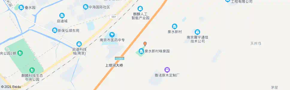 南京泉水新区_公交站地图_南京公交_妙搜公交查询2025