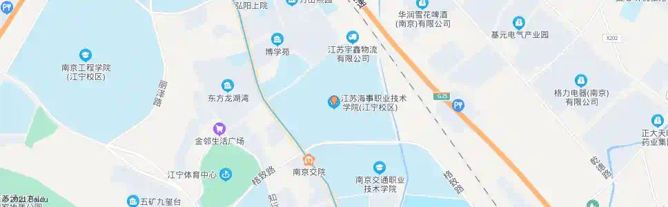 南京海事学院_公交站地图_南京公交_妙搜公交查询2025