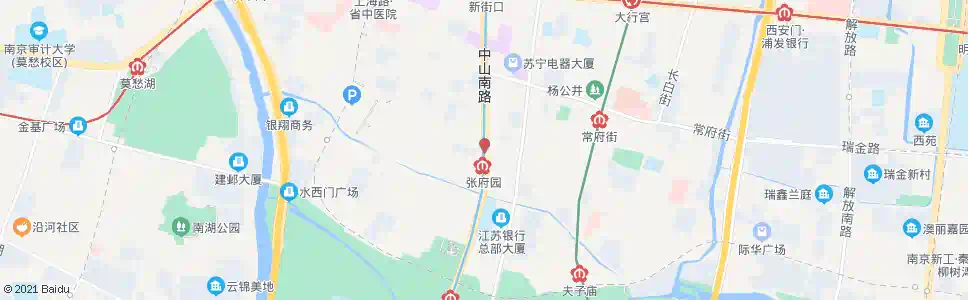 南京三元巷_公交站地图_南京公交_妙搜公交查询2025