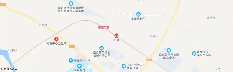 南京柘塘_公交站地图_南京公交_妙搜公交查询2025