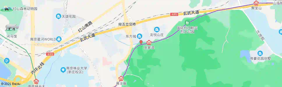 南京樱驼花园东_公交站地图_南京公交_妙搜公交查询2025