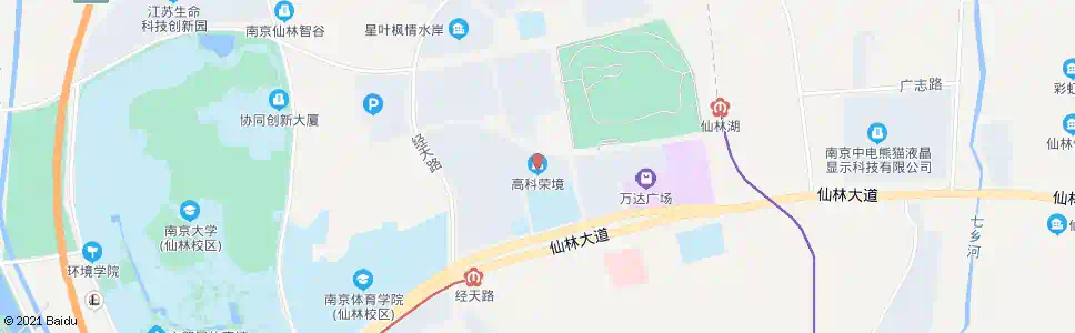 南京高科荣境_公交站地图_南京公交_妙搜公交查询2025