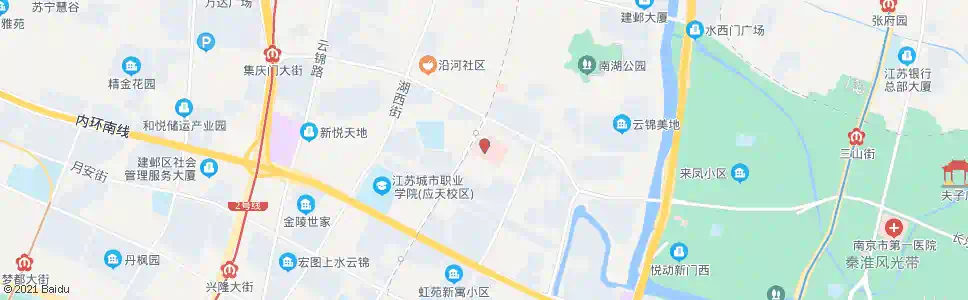 南京南医大二附院_公交站地图_南京公交_妙搜公交查询2025