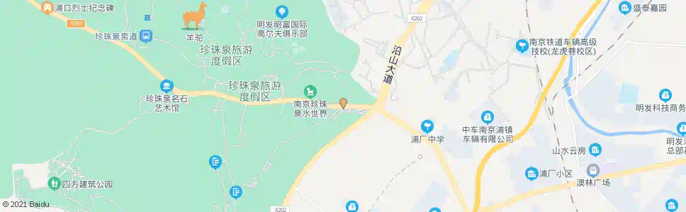 南京浦马路珍珠街_公交站地图_南京公交_妙搜公交查询2025