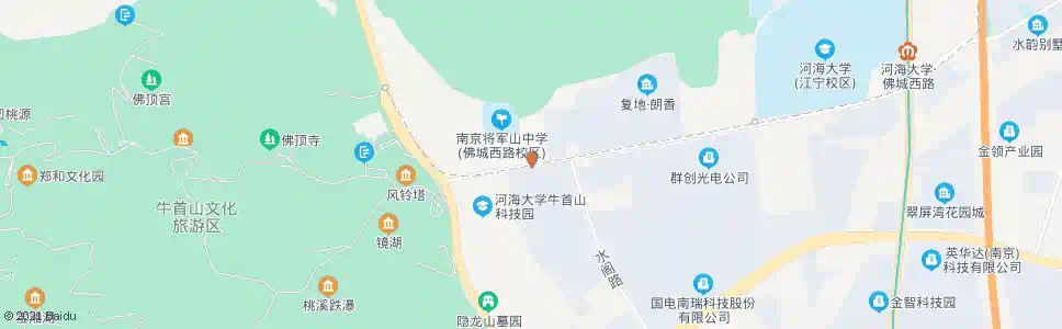 南京佛城西路西_公交站地图_南京公交_妙搜公交查询2025