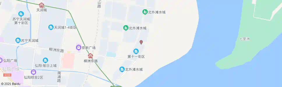 南京威尼斯水城十二街区南_公交站地图_南京公交_妙搜公交查询2025