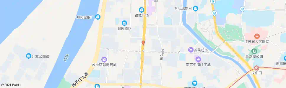 南京江东门清凉门大街_公交站地图_南京公交_妙搜公交查询2025