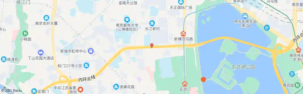 南京新模范马路青石村_公交站地图_南京公交_妙搜公交查询2025
