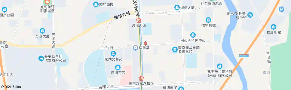 南京九竹路_公交站地图_南京公交_妙搜公交查询2025