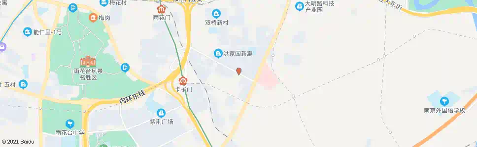 南京洪家园_公交站地图_南京公交_妙搜公交查询2025