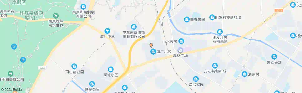 南京浦厂南苑_公交站地图_南京公交_妙搜公交查询2025