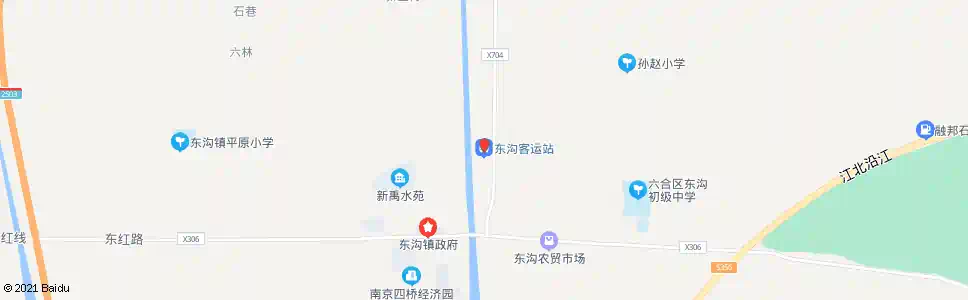 南京东沟_公交站地图_南京公交_妙搜公交查询2025