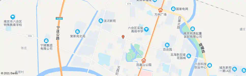 南京园林西路北外街_公交站地图_南京公交_妙搜公交查询2025
