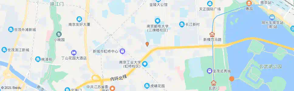南京新门口_公交站地图_南京公交_妙搜公交查询2025