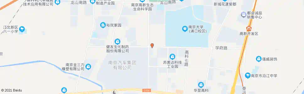 南京星火路学府路_公交站地图_南京公交_妙搜公交查询2025