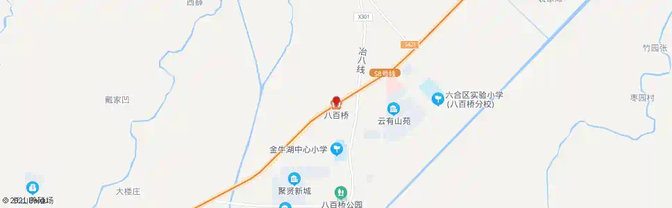 南京八百桥站_公交站地图_南京公交_妙搜公交查询2025