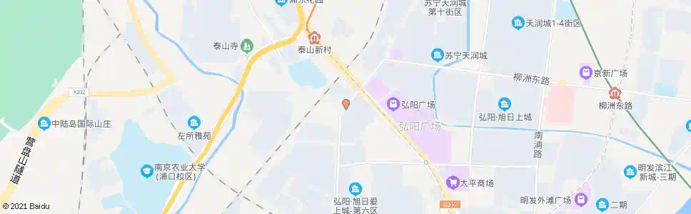南京柳洲北路北_公交站地图_南京公交_妙搜公交查询2025
