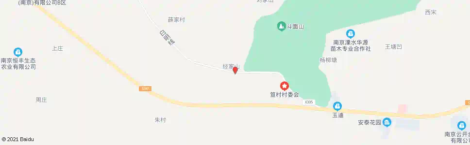 南京经家山_公交站地图_南京公交_妙搜公交查询2025