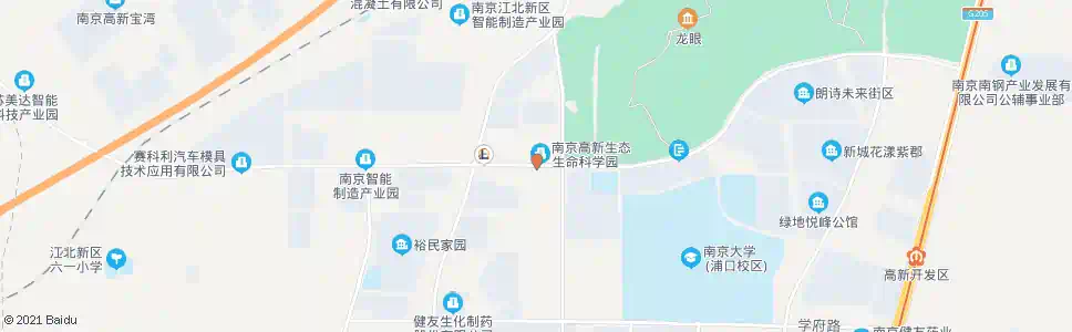 南京龙山南路高科十路_公交站地图_南京公交_妙搜公交查询2025