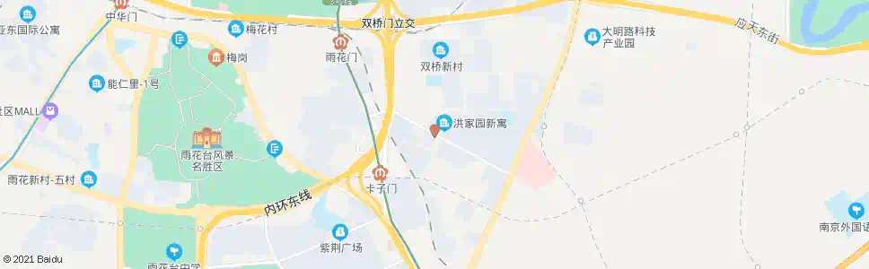 南京洪家园西_公交站地图_南京公交_妙搜公交查询2025