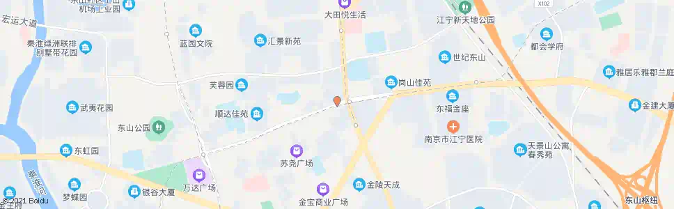 南京东城金发市场_公交站地图_南京公交_妙搜公交查询2025