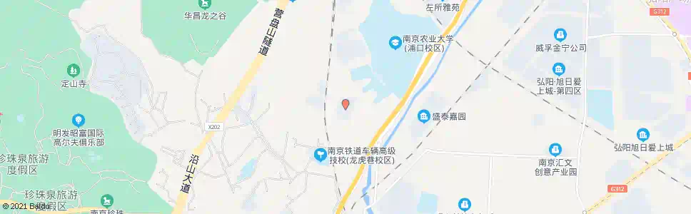 南京点将台花园_公交站地图_南京公交_妙搜公交查询2025