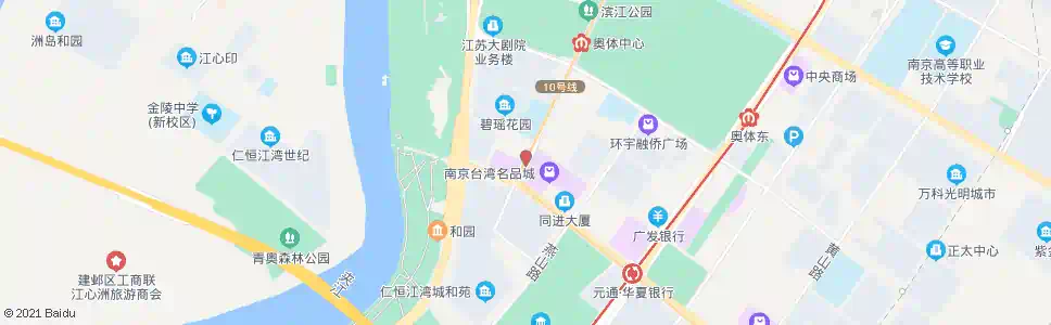 南京乐山路河西大街_公交站地图_南京公交_妙搜公交查询2025