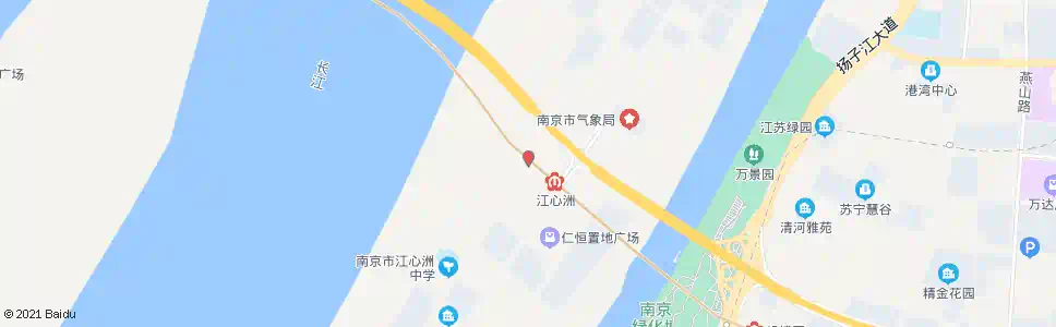 南京江心洲总站_公交站地图_南京公交_妙搜公交查询2025